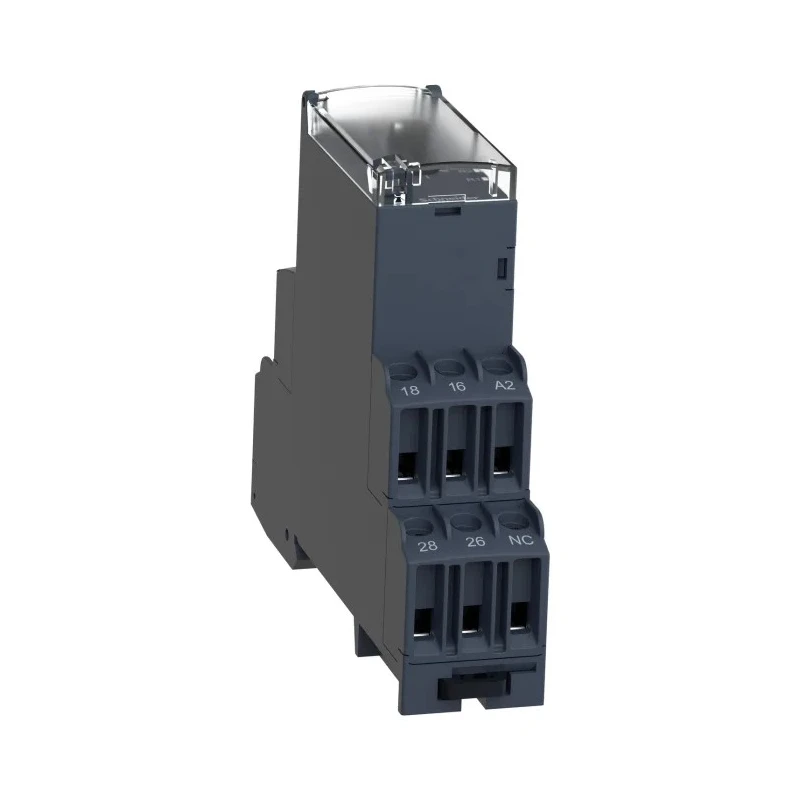 Schneider Electric Harmony Time Series DIN Rail Timer Relay 2-Contact 24V-240V AC/DC 0.05 to 300 h RE22R2QTMR