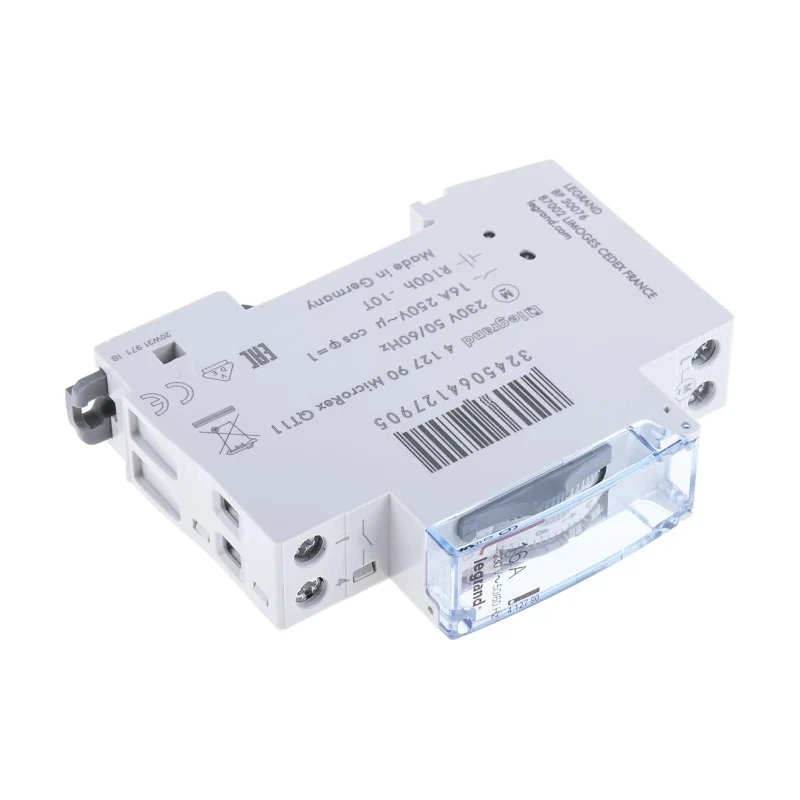 Legrand Analogue DIN Rail Time Switch 230V ac 4 127 90