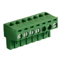 RS PRO Pluggable Terminal Block 7-Contact 5 mm Pitch 1 Row 300V 15A Polyamide 897-1177