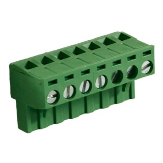RS PRO Pluggable Terminal Block 7-Contact 5 mm Pitch 1 Row 300V 15A Polyamide 897-1177