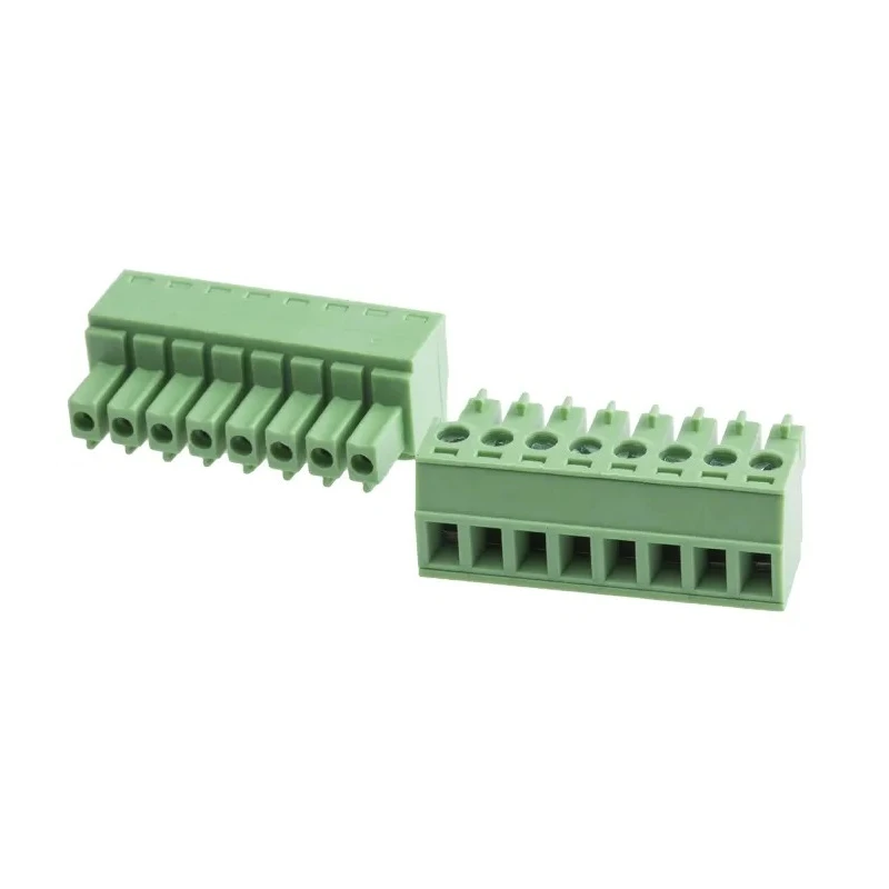 RND RS PRO Pluggable Terminal Block 8-Contact 3.81 mm Pitch 1 Row 125 V 8 A Polyamide Housing 897-1092