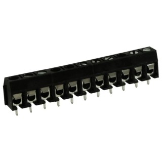 RS PRO PCB Terminal Block, 11-Contact, 5 mm Pitch, 1 Row, Screw Connection, Polyamide Housing, 16A Current, 250V 897-0764