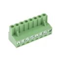 RS PRO Pluggable Terminal Block 8-Contact 5.08 mm Pitch 1 Row 300V 15A Polyamide Housing 897-1231