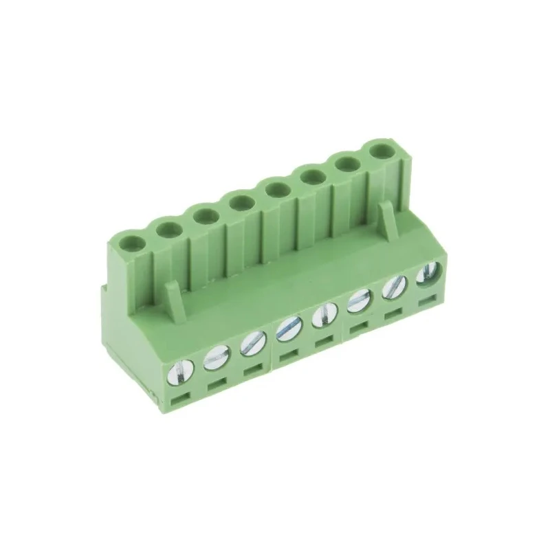 RS PRO Pluggable Terminal Block 8-Contact 5.08 mm Pitch 1 Row 300V 15A Polyamide Housing 897-1231