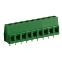 RS PRO PCB Terminal Block, 9-Contact, 5 mm Pitch, 1 Row, 10A, Green, Polyamide Housing 897-0834