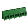 RS PRO PCB Terminal Block, 9-Contact, 5 mm Pitch, 1 Row, 10A, Green, Polyamide Housing 897-0834