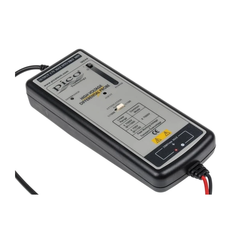 Testec TA Series Differential Oscilloscope Probe, 70 MHz Bandwidth, 1:100 & 1:1000 Attenuation, BNC Connector TA044
