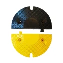 RS PRO High Visibility Rubber Speed Bump End Cap 200 mm x 350 mm x 50 mm 898-7185