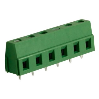 RS PRO PCB Terminal Block 6-Contact 7.5 mm Pitch 1 Row 300V 10A Polyamide Housing 897-0932