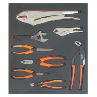 Bahco 8 Piece Maintenance Kit Tool Kit with Foam Inlay FF1F4001