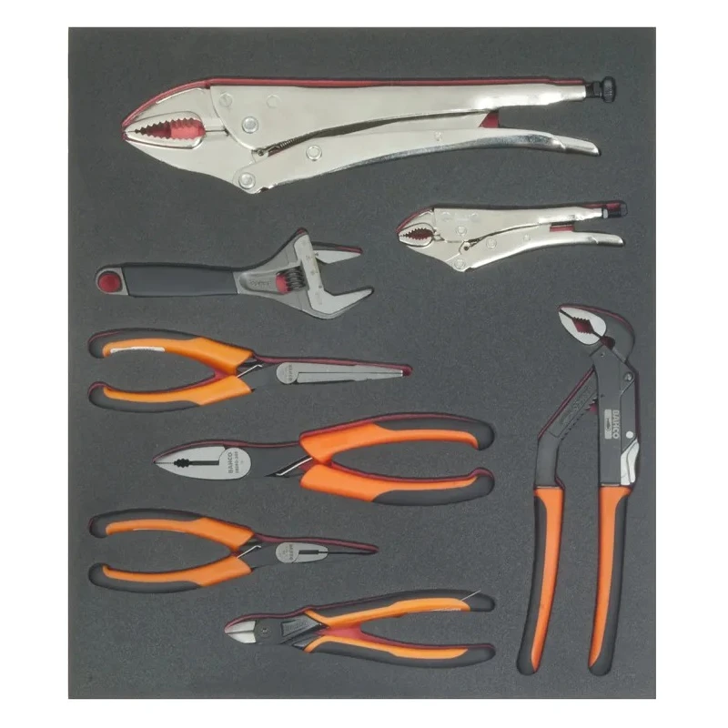 Bahco 8 Piece Maintenance Kit Tool Kit with Foam Inlay FF1F4001