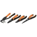 Bahco 4-Piece Plier Set Combination Cutters Long Nose Water Pump Pliers 180mm FF1E4001