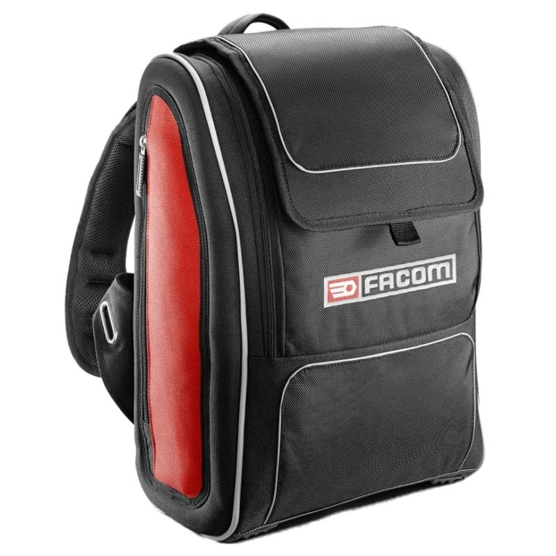 Facom Nylon Tool Backpack with Dual Zipper Lock, Shoulder Strap, 20 L Capacity, 2.7 kg Weight, 180 mm x 300 mm x BS.MCBPB