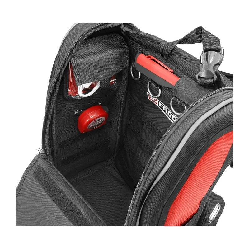 Facom Nylon Tool Backpack with Dual Zipper Lock, Shoulder Strap, 20 L Capacity, 2.7 kg Weight, 180 mm x 300 mm x BS.MCBPB