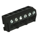 RS PRO 6-Contact PCB Terminal Block 5 mm Pitch, 1 Row, Polyamide Housing, Screw Connection 897-1307