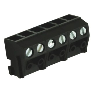 RS PRO 6-Contact PCB Terminal Block 5 mm Pitch, 1 Row, Polyamide Housing, Screw Connection 897-1307