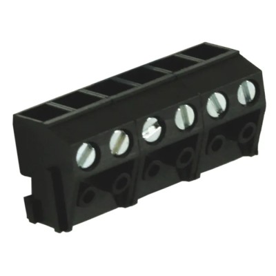 RS PRO 6-Contact PCB Terminal Block 5 mm Pitch, 1 Row, Polyamide Housing, Screw Connection 897-1307