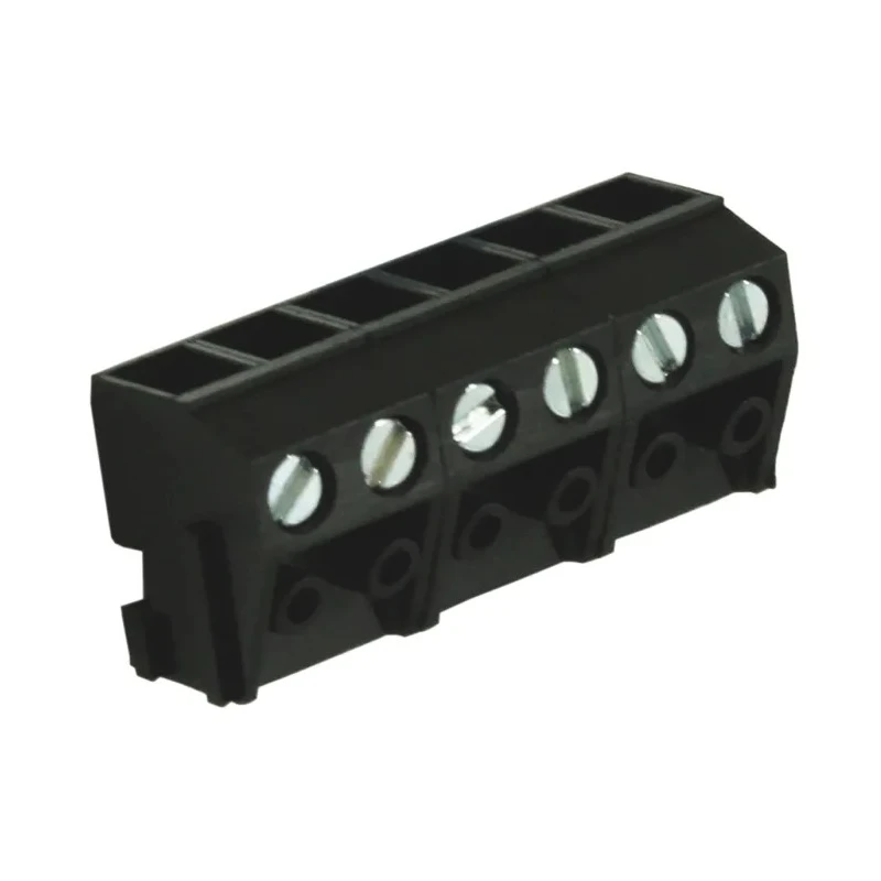 RS PRO 6-Contact PCB Terminal Block 5 mm Pitch, 1 Row, Polyamide Housing, Screw Connection 897-1307