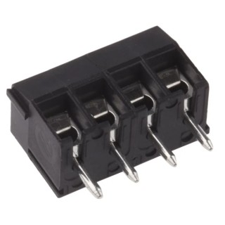 RS PRO PCB Terminal Block 4-Contact 3.5 mm Pitch 1 Row 300V 10A Polyamide Housing 897-1339