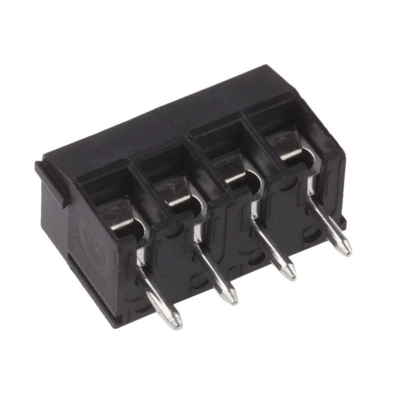 RS PRO PCB Terminal Block 4-Contact 3.5 mm Pitch 1 Row 300V 10A Polyamide Housing 897-1339