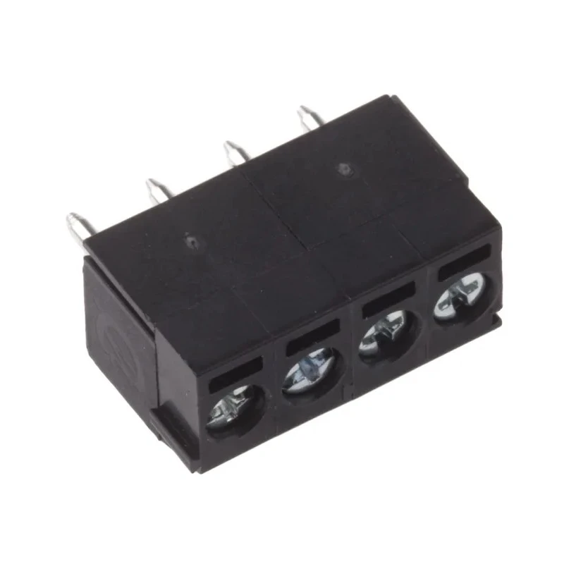RS PRO PCB Terminal Block 4-Contact 3.5 mm Pitch 1 Row 300V 10A Polyamide Housing 897-1339