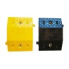 RS PRO High Visibility Rubber Speed Bump Black Yellow Rubber 70mm Height 400mm Width 250mm Depth 898-7188