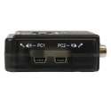 StarTech.com 2 Port 1 Display USB VGA KVM Switch 3.5 mm Stereo Audio 2048 x 1536 Resolution SV211KUSB