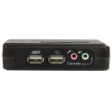 StarTech.com 2 Port 1 Display USB VGA KVM Switch 3.5 mm Stereo Audio 2048 x 1536 Resolution SV211KUSB