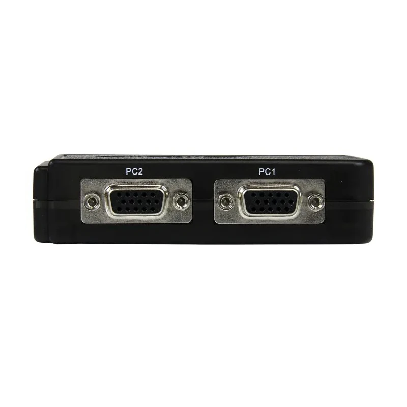 StarTech.com 2 Port 1 Display USB VGA KVM Switch 3.5 mm Stereo Audio 2048 x 1536 Resolution SV211KUSB