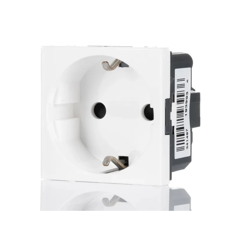 Weidmüller 16A White 1 Gang Indoor Plug Socket Type F 250V Polycarbonate 1450730000