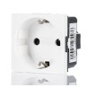 Weidmüller 16A White 1 Gang Indoor Plug Socket Type F 250V Polycarbonate 1450730000