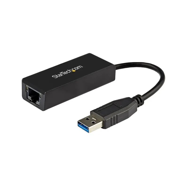 StarTech.com USB 3.0 1000Mbps Network Speed USB Ethernet Adapter Black 135mm USB31000S