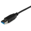 StarTech.com USB 3.0 1000Mbps Network Speed USB Ethernet Adapter Black 135mm USB31000S
