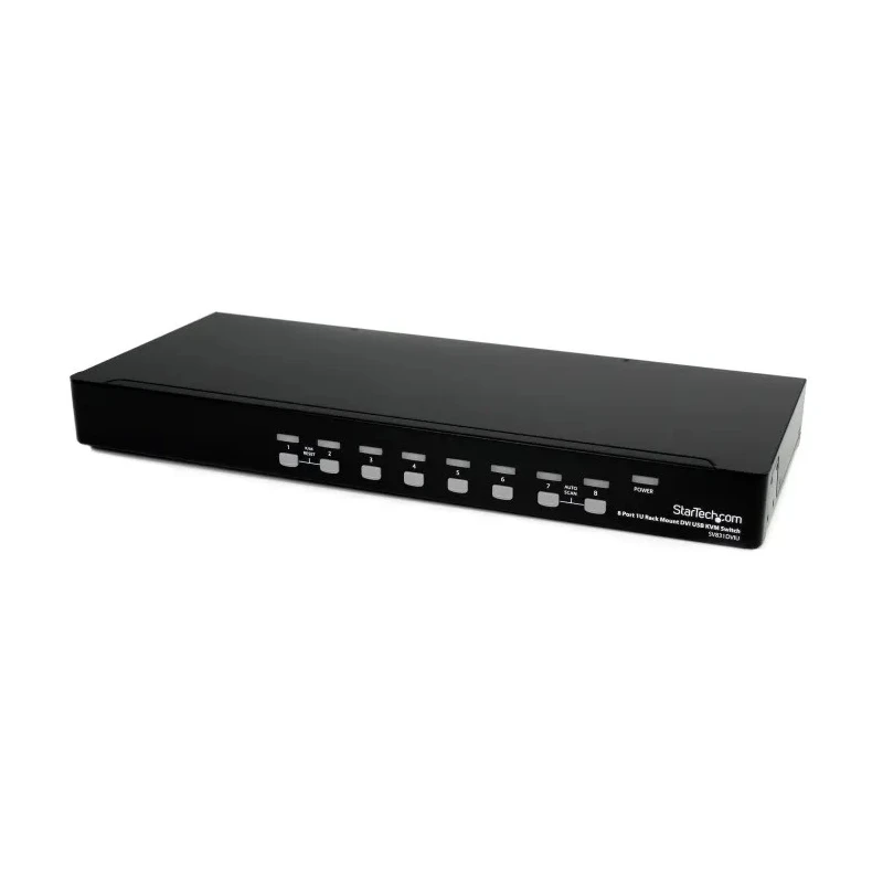 StarTech.com 8 Port 1 Displays USB DVI KVM Switch 1920 x 1200 Pixel Maximum Resolution SV831DVIU