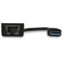 StarTech.com USB 3.0 1000Mbps Network Speed USB Ethernet Adapter Black 135mm USB31000S