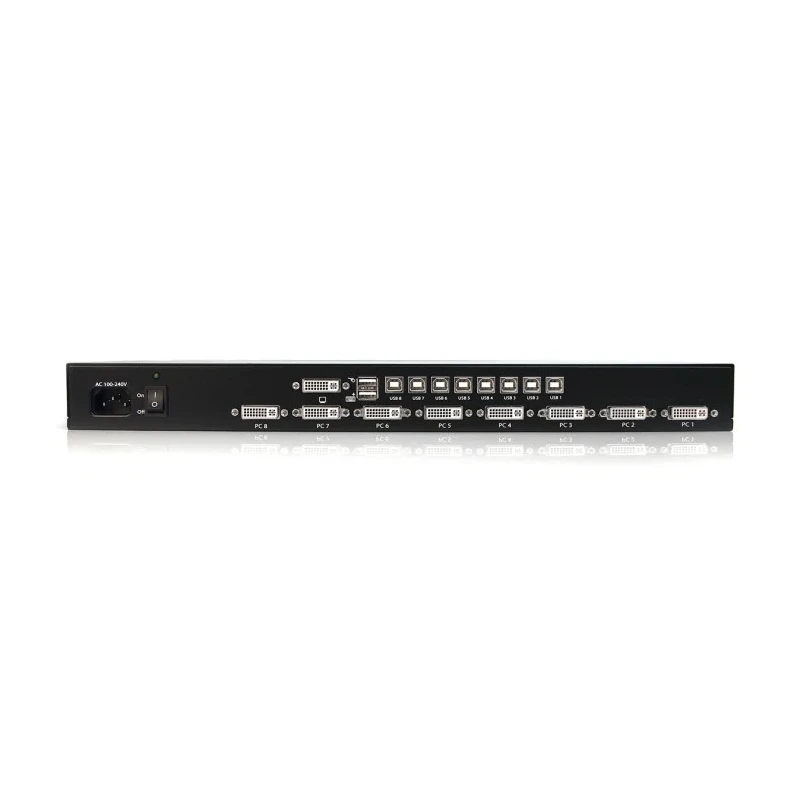 StarTech.com 8 Port 1 Displays USB DVI KVM Switch 1920 x 1200 Pixel Maximum Resolution SV831DVIU