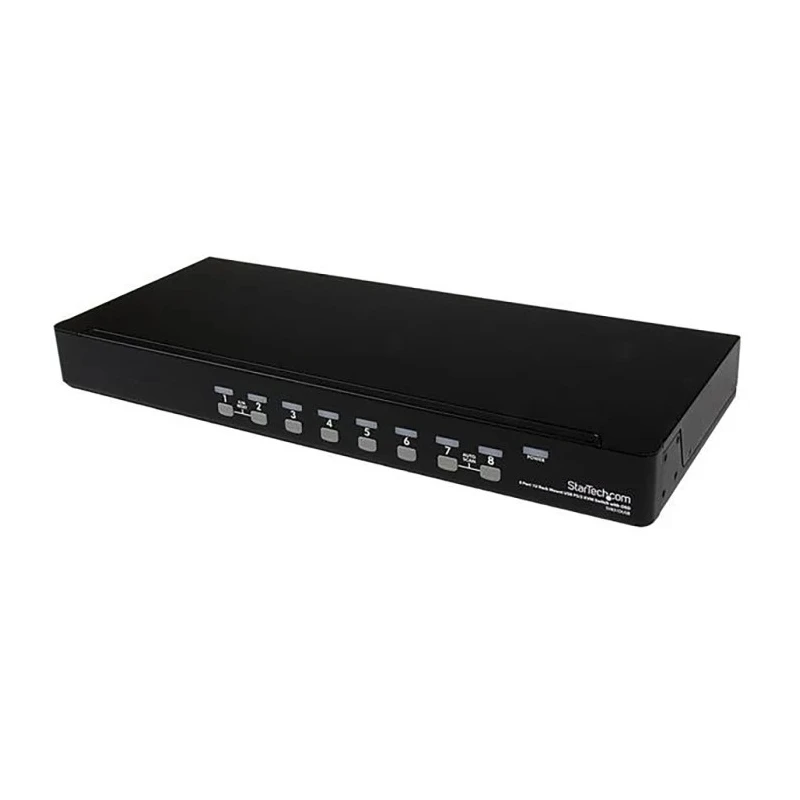 StarTech.com 8 Port 1 Display USB VGA KVM Switch 1920 x 1440 Pixel Maximum Resolution SV831DUSBGB