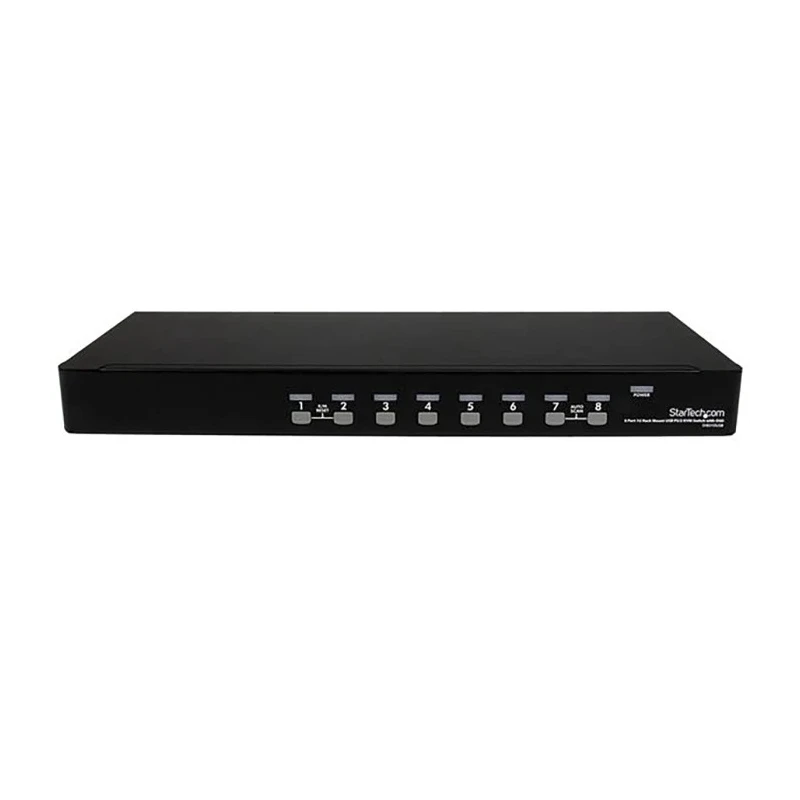 StarTech.com 8 Port 1 Display USB VGA KVM Switch 1920 x 1440 Pixel Maximum Resolution SV831DUSBGB