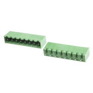 RS PRO Pluggable Terminal Block 8-Contact 5 mm Pitch 1 Row 15A Current 250V Voltage 897-1389