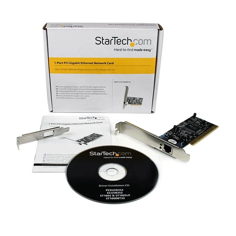 StarTech.com 1 Port PCI RJ45 Network Card, 1000Mbps 