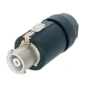 Neutrik 32A 250V AC Appliance Coupler Mains Connector Black Polyamide Body Screw Termination NAC3FC-HC