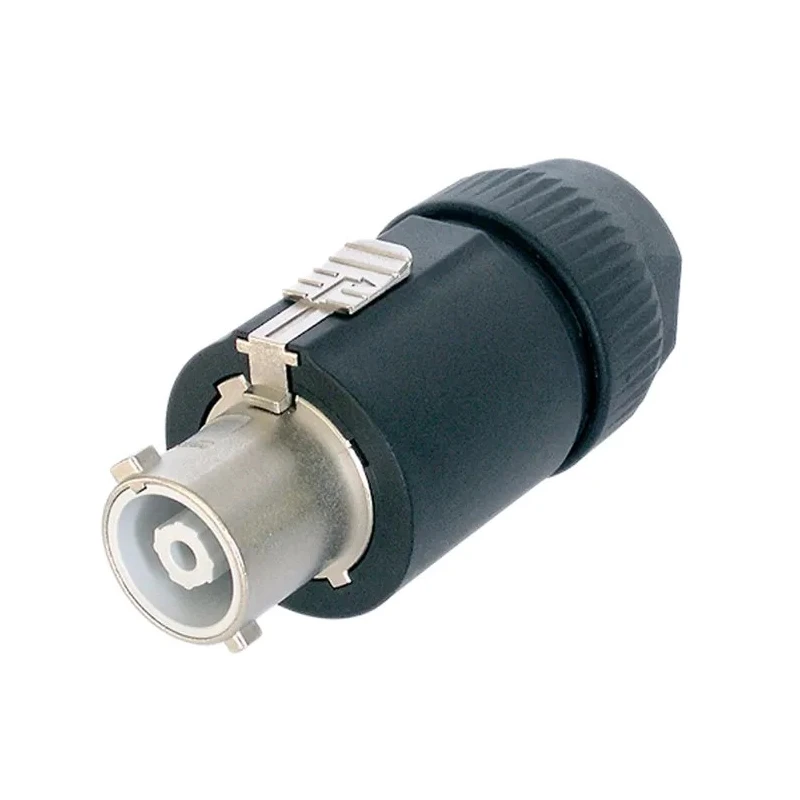 Neutrik 32A 250V AC Appliance Coupler Mains Connector Black Polyamide Body Screw Termination NAC3FC-HC