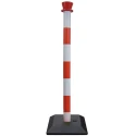 RS PRO Red and White Polyvinyl Chloride Safety Post 1m Height 898-7191