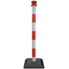 RS PRO Red and White Polyvinyl Chloride Safety Post 1m Height 898-7191