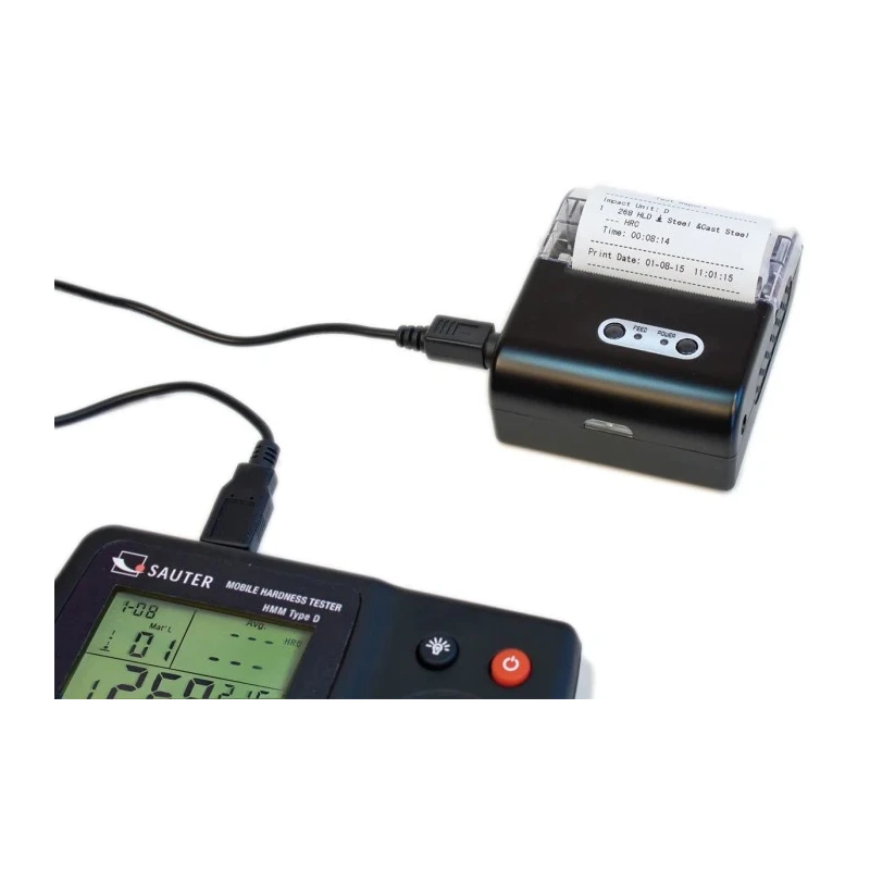 Sauter Digital Leeb Hardness Tester with Impact-resistant Body, Digital Display, 150mm Length, Model HMM