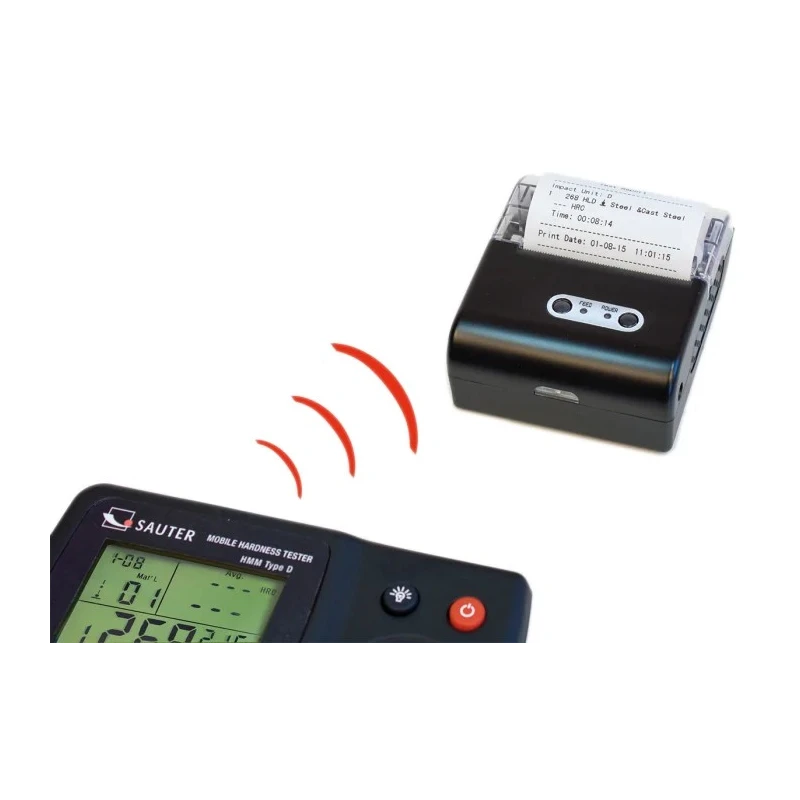 Sauter Digital Leeb Hardness Tester with Impact-resistant Body, Digital Display, 150mm Length, Model HMM