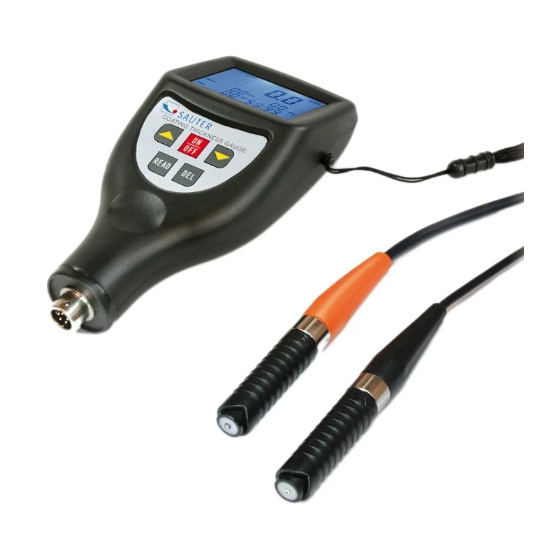 Sauter Digital Coating Thickness Meter 1% Accuracy, LCD Display, 0°C to 50°C Operating Temperature TG 1250-0.1FN