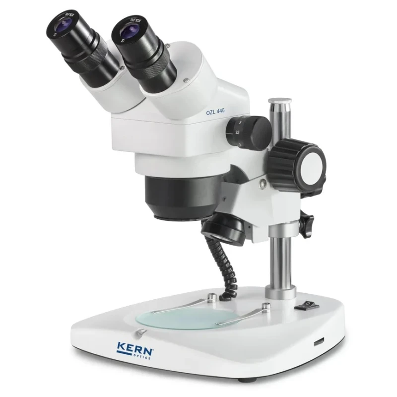 Kern Stereo Zoom Microscope 0.75 to 3.6X Magnification LED Illuminated Optical OZL 445