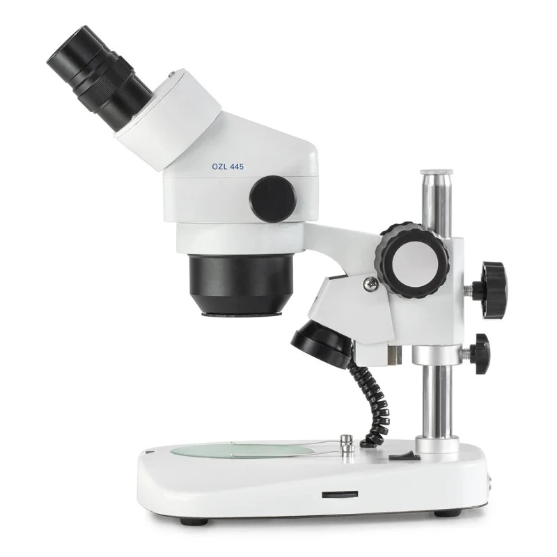 Kern Stereo Zoom Microscope 0.75 to 3.6X Magnification LED Illuminated Optical OZL 445