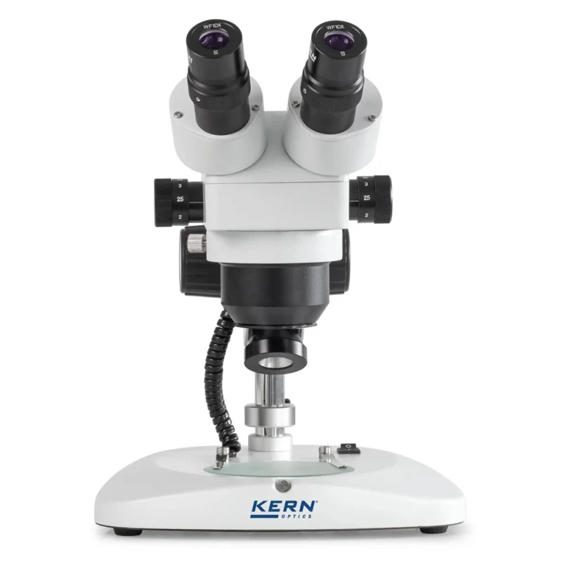 Kern Stereo Zoom Microscope 0.75 to 3.6X Magnification LED Illuminated Optical OZL 445